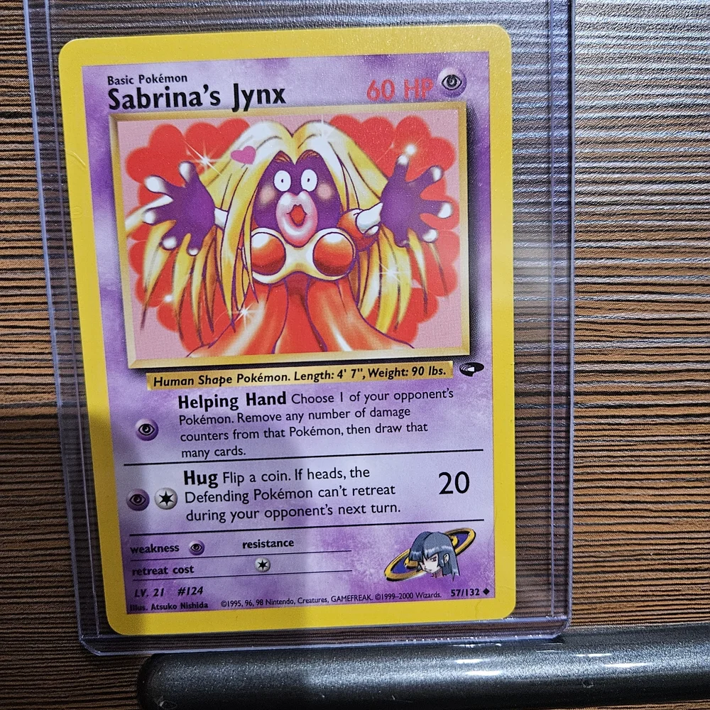 Pokemon Sabrina's 57/132 Jynx Card